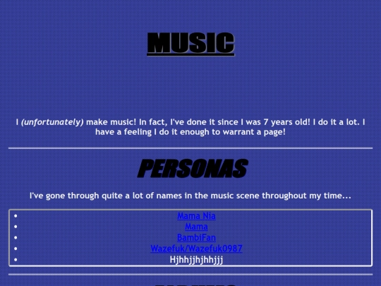 Music screenshot