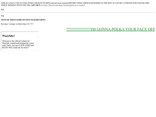 test screenshot