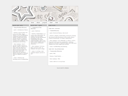 projects screenshot