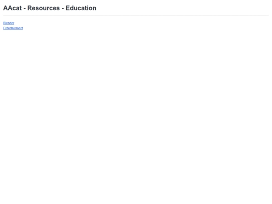 Resources/Education screenshot