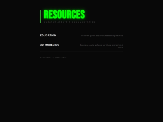 Resources screenshot