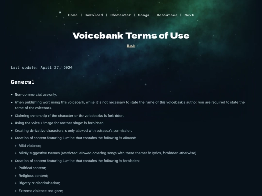 lumi/resources/terms-of-use screenshot