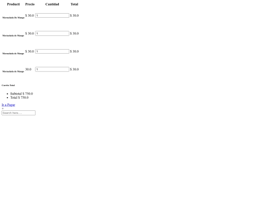 ChooFlorerias/shop-cart screenshot
