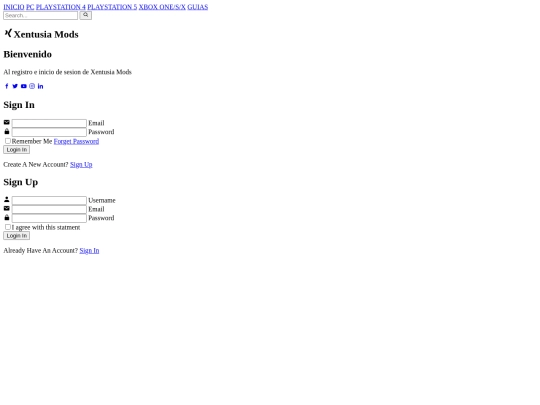 RegistroXn/RegistroXentusia screenshot