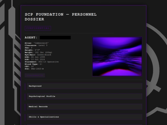 Dossiers/JabberwockDossier screenshot