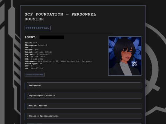 Dossiers/VesperaDossier screenshot