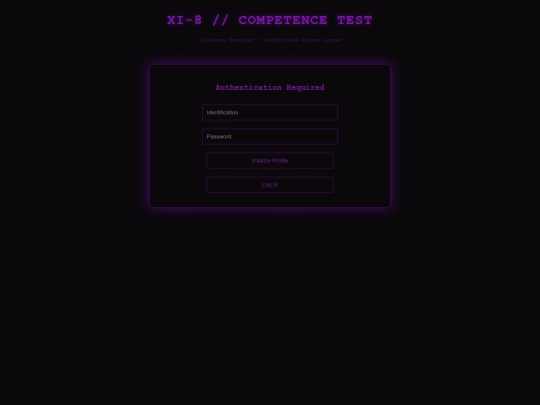 SCi.NET/xi8test screenshot