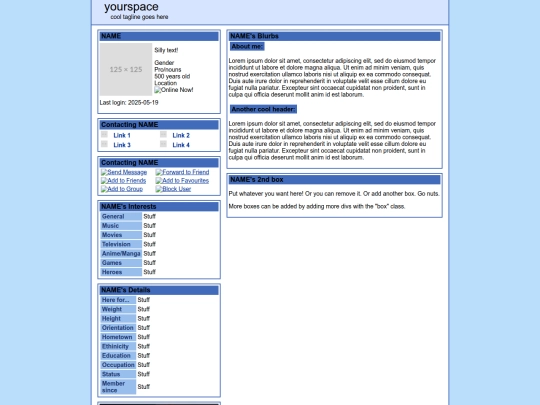 fear.garden __ Yourspace HTMLCSS screenshot