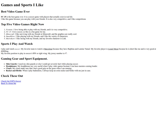 GamesAndSports screenshot