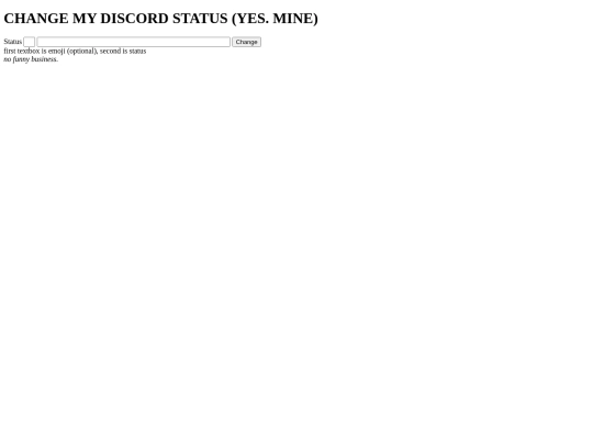 changemystatus screenshot