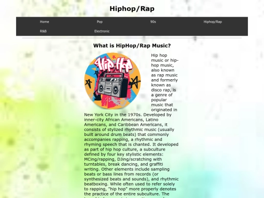 Nginxwebsite/HiphopRap screenshot