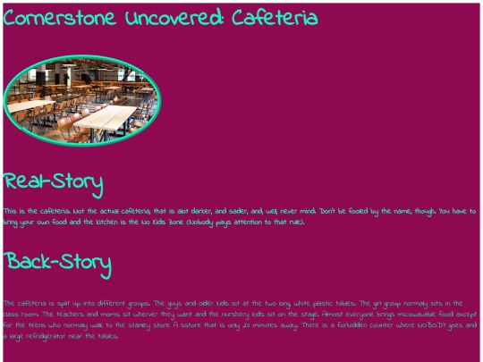cafeteria screenshot