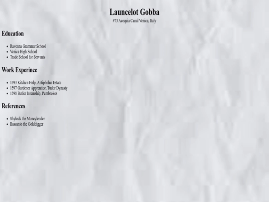 index screenshot