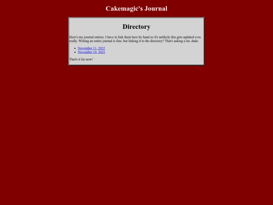 journal_folder/directoryJournal screenshot