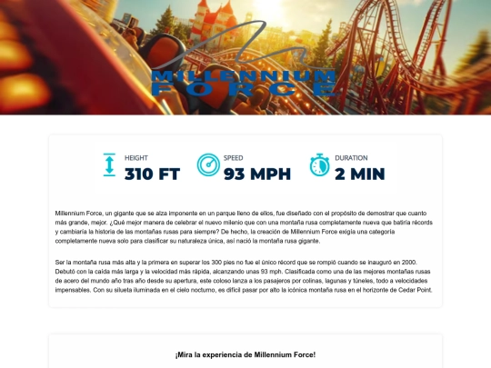 Servidor/pag/mile screenshot