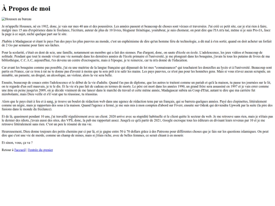 pages/a-propos screenshot