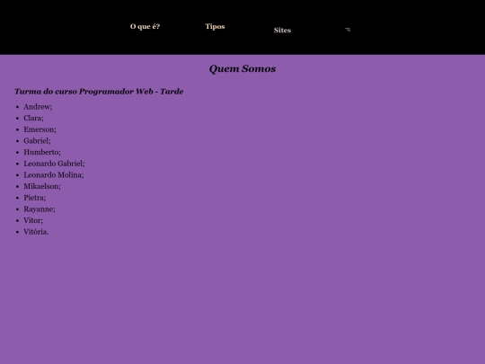projeto/quemsomos screenshot