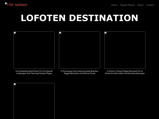 destinatonLofoten screenshot