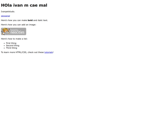 index screenshot