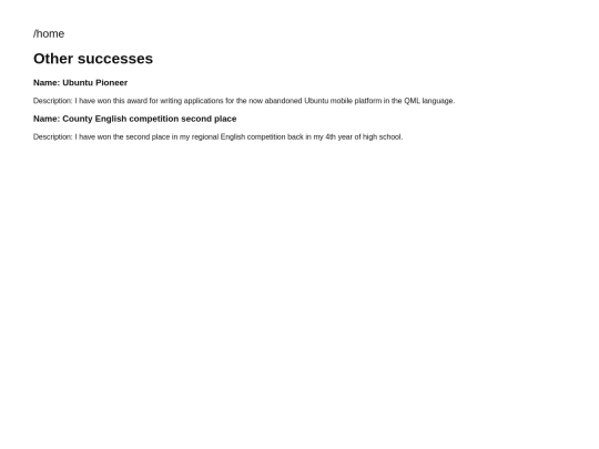 othersuccesses screenshot