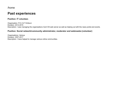 pexperiences screenshot