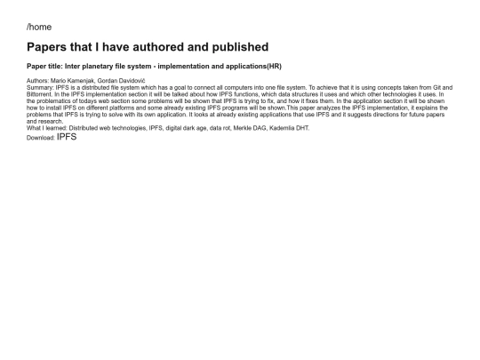 publishedpapers screenshot