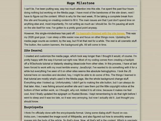 Journal/Entries/Milestone screenshot