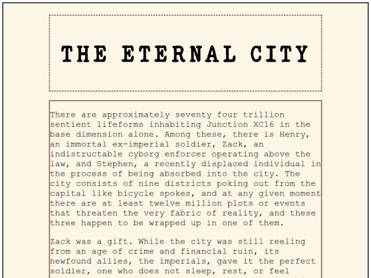 Longer_Work/TheEternalCity/TheEternalCity screenshot