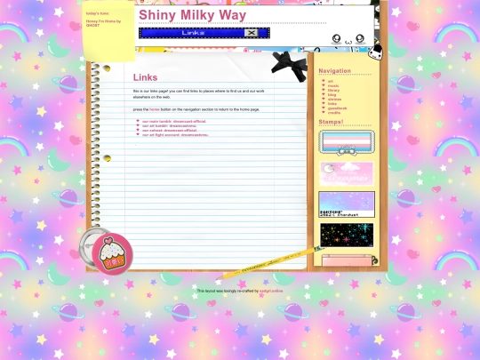 links screenshot