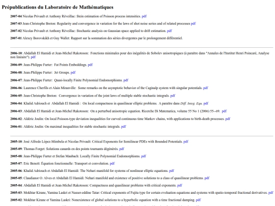 index screenshot
