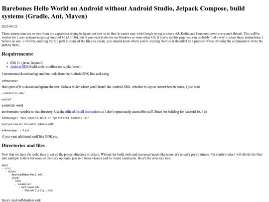 tech/android-hello-world screenshot