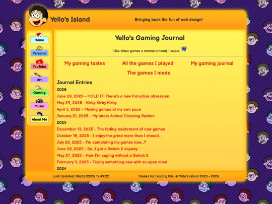 pages/gaming-blogs screenshot