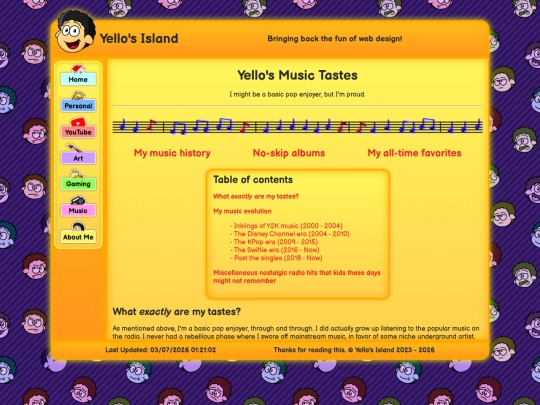 pages/music screenshot