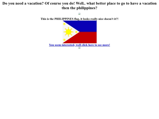 the tourist website screenshot