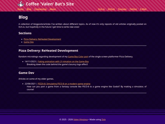blog screenshot