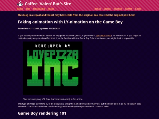 blog/lynimation screenshot
