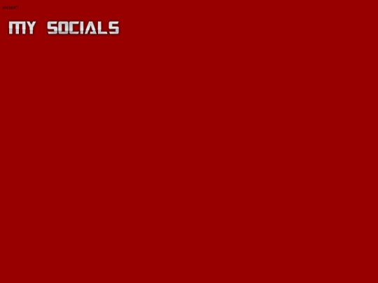 socials screenshot