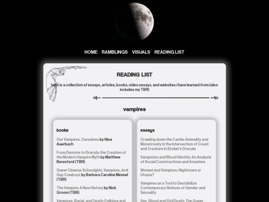readingList screenshot