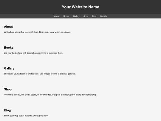 index screenshot