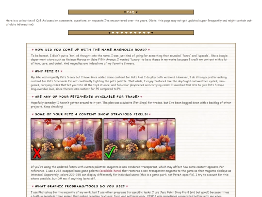 faq screenshot