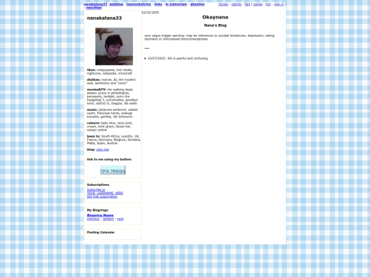 oldblogarchive screenshot