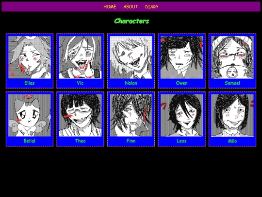 characters screenshot