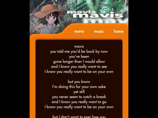 mavislyrics screenshot