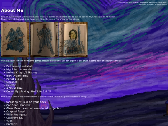 aboutme screenshot