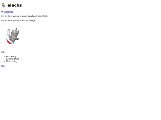 index screenshot
