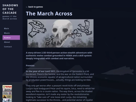 games/themarchacross screenshot