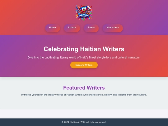 html/writers screenshot