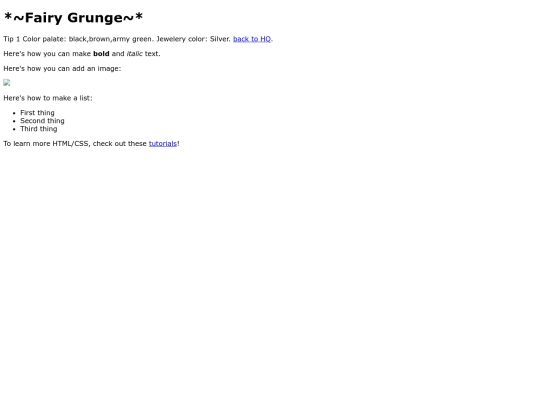 Fairygrunge screenshot