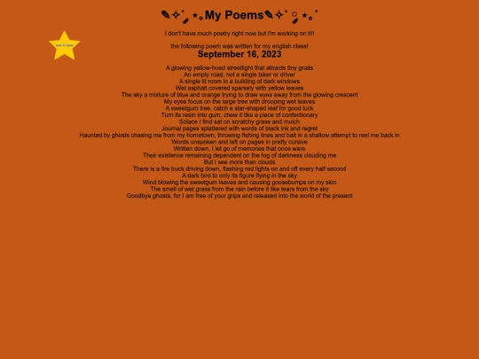poetry screenshot