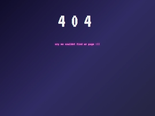 not_found screenshot